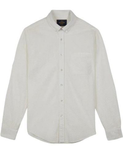 Portuguese Flannel Shirts > casual shirts - Blanc