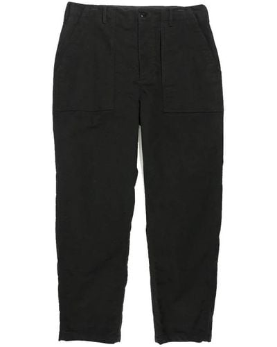 Engineered Garments Straight Trousers - Black