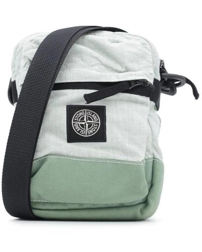Stone Island Messenger Bags - Green