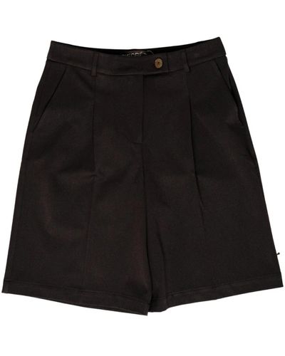 Siedres Yuna low-rise bermuda shorts - Negro