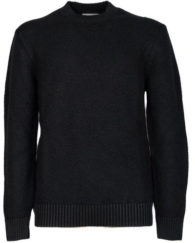 Circolo 1901 Maglione paricollo nero in lana vergine