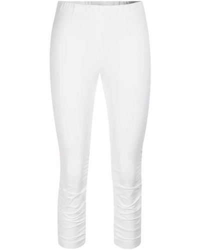 RAFFAELLO ROSSI Cropped Pants - White