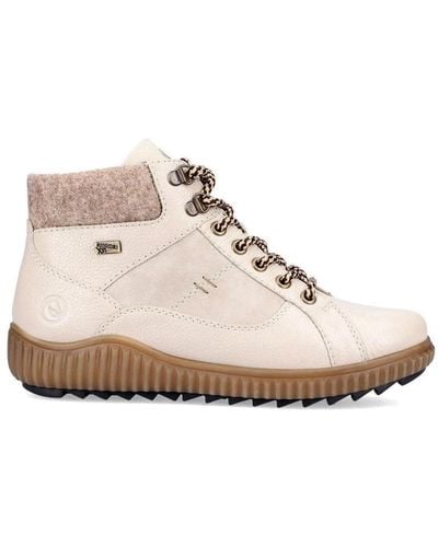 Remonte Lace-Up Boots - White