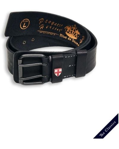 Blue De Gênes Accessories > belts - Noir