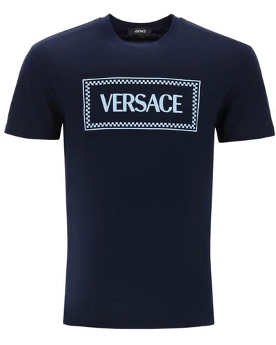 Versace Sweatshirt t-shirt kombination - Blau