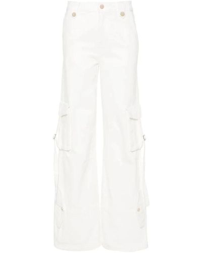 Blugirl Blumarine Trousers > wide trousers - Blanc