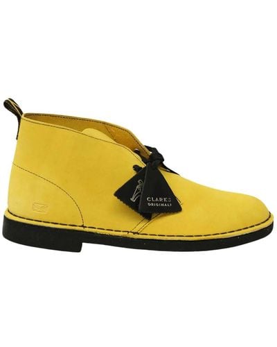Clarks Shoes > boots > lace-up boots - Jaune