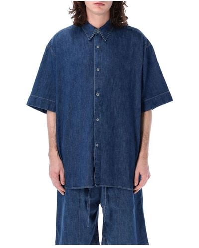 Studio Nicholson Shirts > denim shirts - Bleu