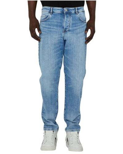 John Richmond Jeans basic lavaggio chiaro slim fit - Blu