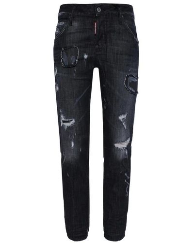 DSquared² Cool girl straight jeans - Blau