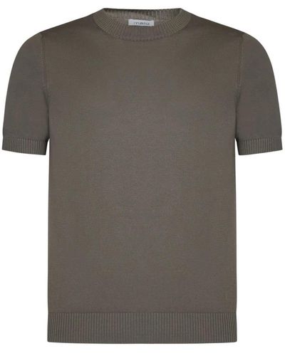 Malo Round-Neck Knitwear - Grey