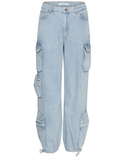 Gestuz Loose-Fit Jeans - Blue