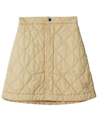 Burberry Short Skirts - Natural