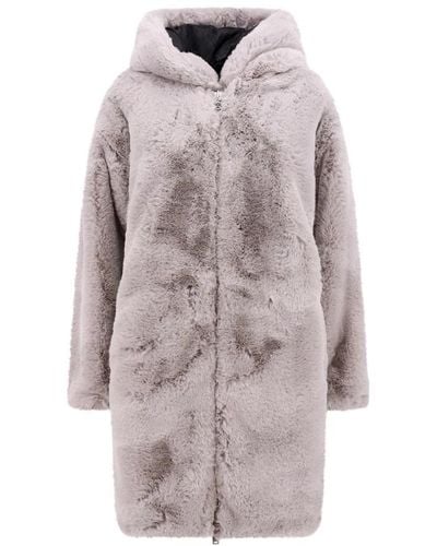 Moose Knuckles Faux Fur & Shearling Jackets - Grey