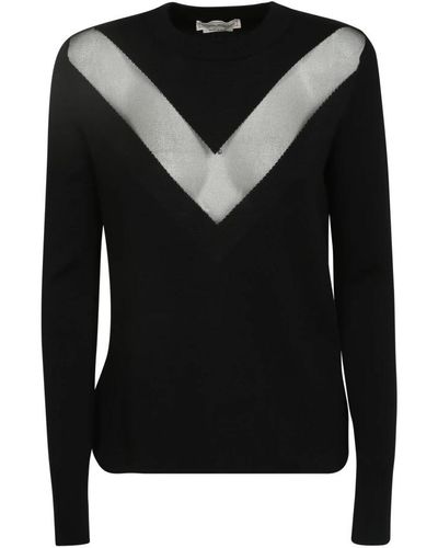 Alexander McQueen Round-Neck Knitwear - Black