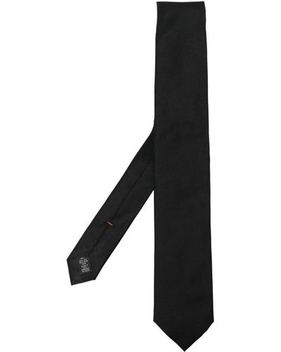 Zegna Cravatta di seta nera zegna - Nero