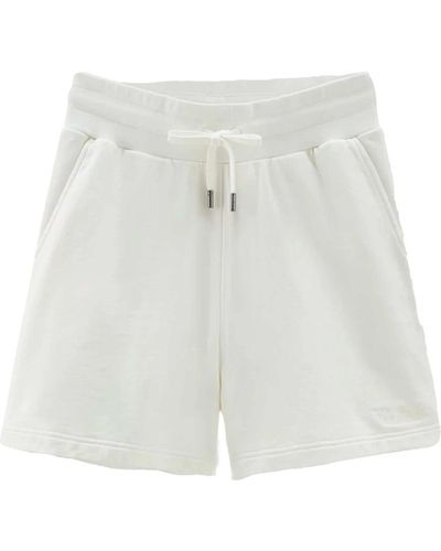 Woolrich Shorts > short shorts - Blanc