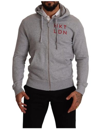Hackett Sweatshirts & hoodies > zip-throughs - Gris