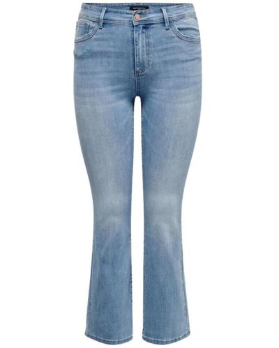 Only Carmakoma Jeans > cropped jeans - Bleu