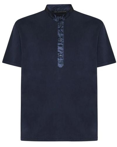 Low Brand Short sleeve camicie - Blu