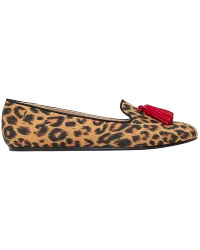Charles Philip Shoes > flats > loafers - Orange