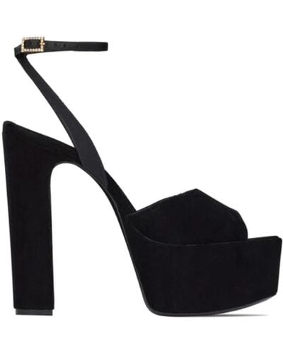 Saint Laurent High Heel Sandals - Black