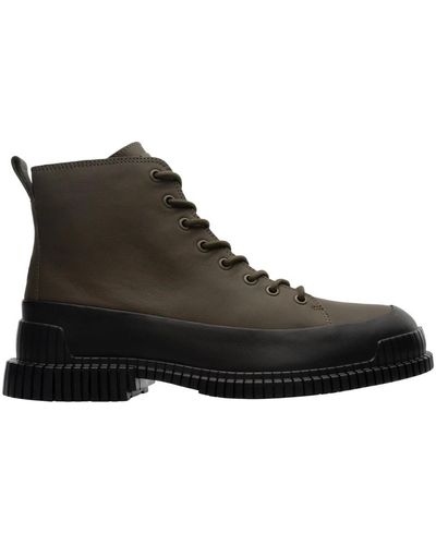 Camper Lace-Up Boots - Black