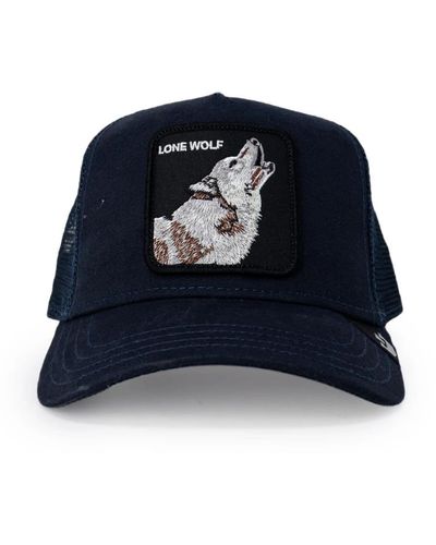 Goorin Bros Stylische lone wolf mütze - Blau