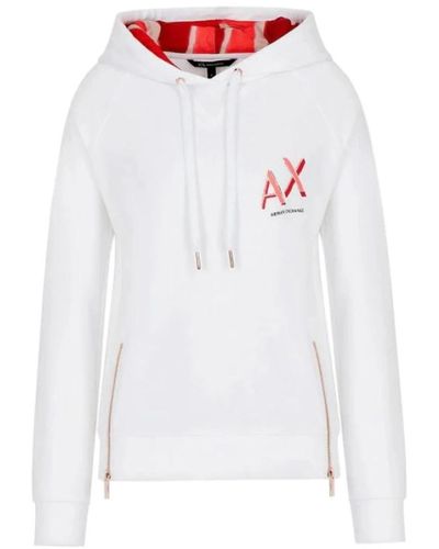 Armani Exchange Sweatshirts & hoodies > hoodies - Blanc