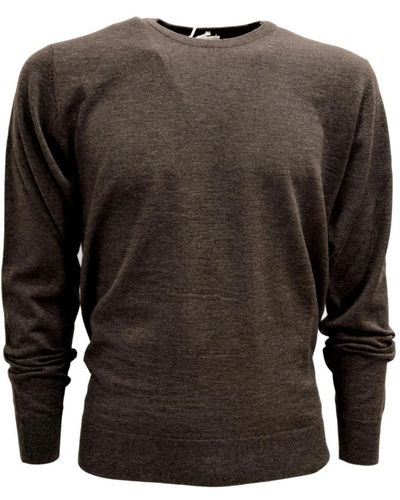 Cashmere Company Round-Neck Knitwear - Brown