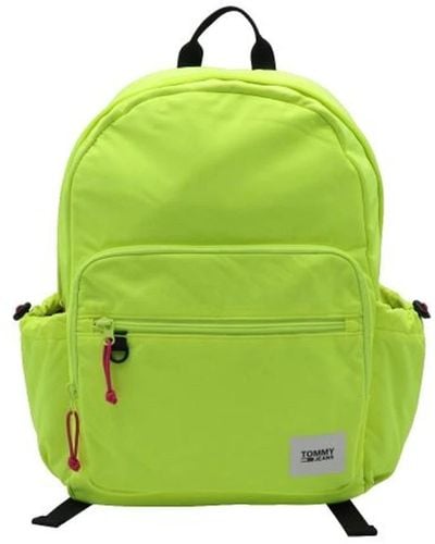 Tommy Hilfiger Gelber rucksack mit reißverschluss - Grün