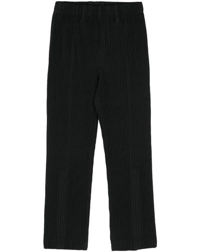 Issey Miyake Trousers > cropped trousers - Noir