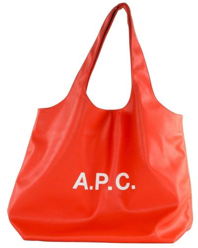 A.P.C. Bags > tote bags - Rouge