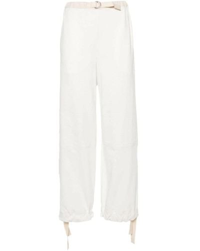Jil Sander Straight Trousers - White
