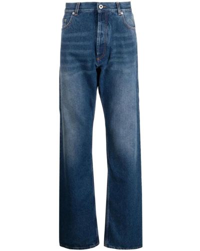 Off-White c/o Virgil Abloh Straight Jeans - Blau