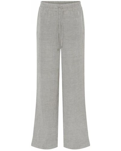 GUSTAV Trousers > wide trousers - Gris
