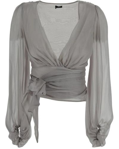 Elisabetta Franchi Blouses & shirts > blouses - Gris