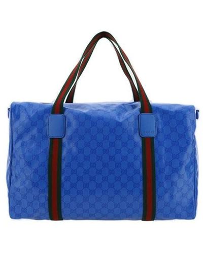 Gucci Borsa da viaggio con logo per - Blu