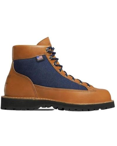 Danner Light denim and leather boots - Blu