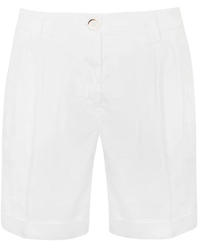Re-hash Weiße leinen bermuda shorts