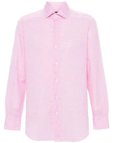 Finamore 1925 Casual Shirts - Pink