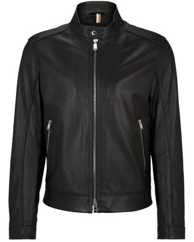 BOSS Jackets > leather jackets - Noir