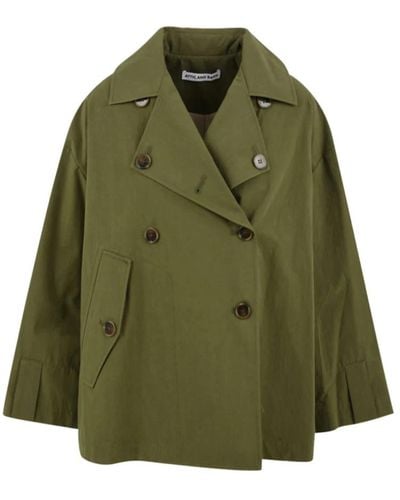 Attic And Barn Coats > trench coats - Vert