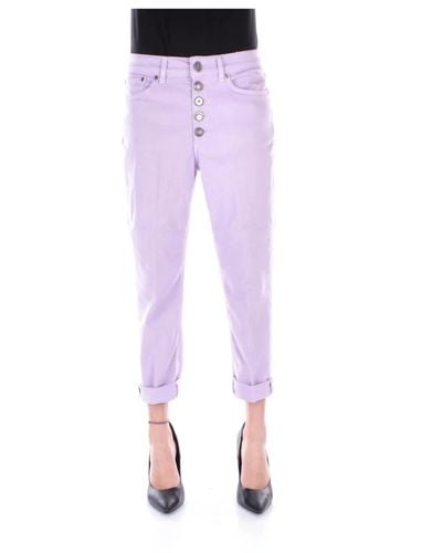 Dondup Jeans > cropped jeans - Violet