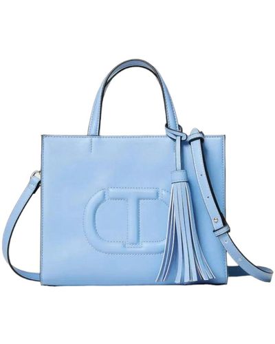 Twin Set Blaue taschen set für modischen look,handbags,tote bags