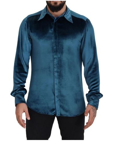 Dolce & Gabbana Shirts > casual shirts - Bleu