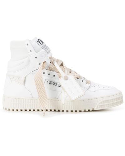 Off-White c/o Virgil Abloh Weiße high-top-sneakers off