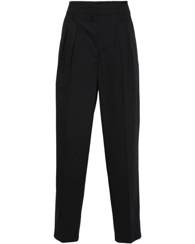 Lemaire Trousers > straight trousers - Noir