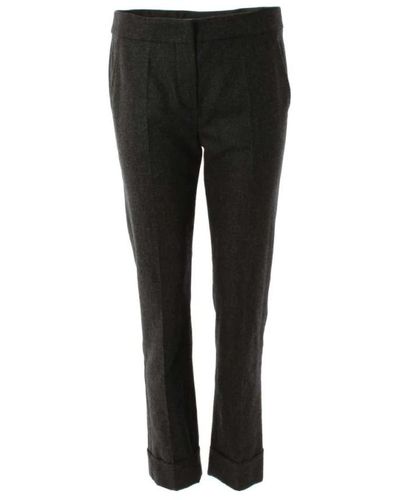 Armani Slim-Fit Trousers - Black
