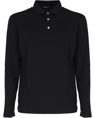 Dondup Tops > polo shirts - Noir
